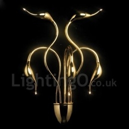 Zwanenkop Moderne Hedendaagse Multi Kleuren Sfeerverlichting Wandlampen Wandlamp