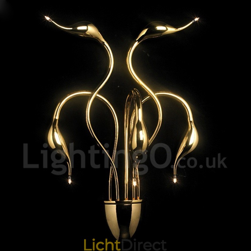 Zwanenkop Moderne Hedendaagse Multi Kleuren Sfeerverlichting Wandlampen Wandlamp