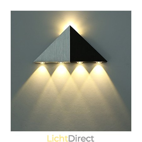 Moderne driehoekige wandlamp voor binnen, hal, op- en neerwaartse wandlamp, spotlicht, aluminium, decoratieve verlichting voor studio-restaurant Moderne driehoekige wandlamp voor binnen, hal, op- en neerwaartse wandlamp, spotlicht, aluminium, decoratieve verlichting voor studio-restaurant