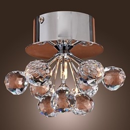 Moderne eigentijdse kristallen mini-stijl chromen metalen inbouwkast