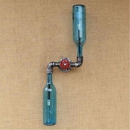 Rustieke Lodge Messing Kenmerk voor Sfeerverlichting Wandlampen Wandlamp Blauw