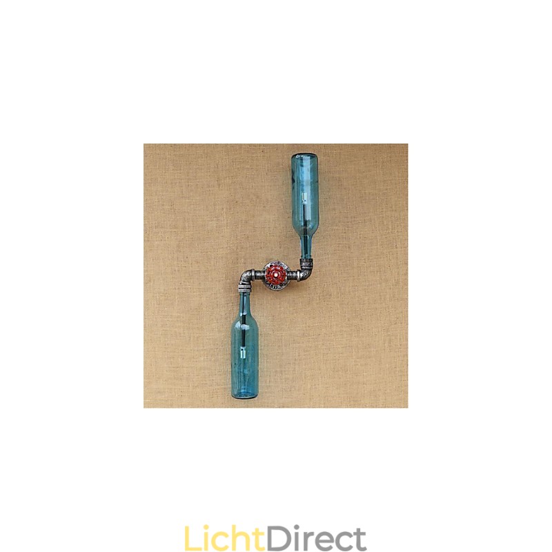 Rustieke Lodge Messing Kenmerk voor Sfeerverlichting Wandlampen Wandlamp Blauw