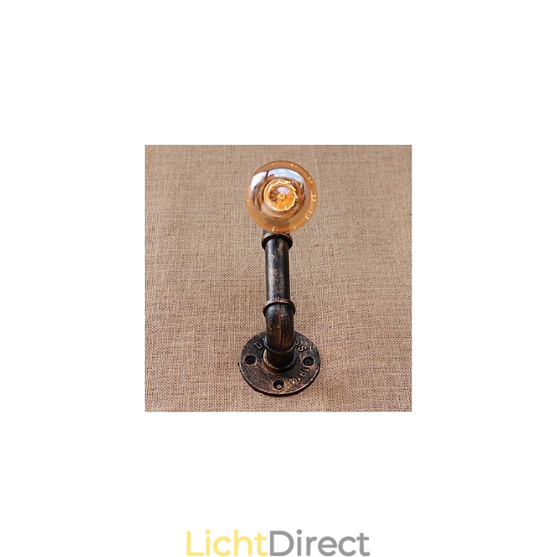 Nostalgia Eenvoudige Waterpijp Decoratieve Kleine Wandlamp Wandlamp