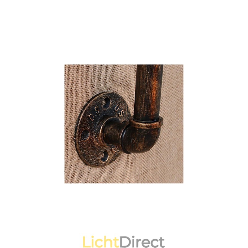 Nostalgia Eenvoudige Waterpijp Decoratieve Kleine Wandlamp Wandlamp