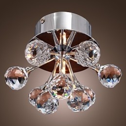 Moderne eigentijdse kristallen mini-stijl chromen metalen inbouwkast