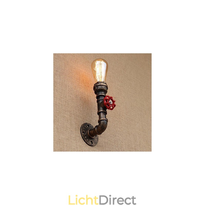 Nostalgia Eenvoudige Waterpijp Decoratieve Kleine Wandlamp Wandlamp