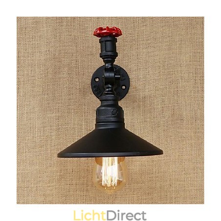 Rustieke Lodge Schilderij Kenmerk voor Sfeervolle Licht Wandlampen Wandlamp Zwart