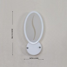 Geïntegreerde moderne hedendaagse schilderfunctie voor omgevingslicht Wandlampen Wandlamp