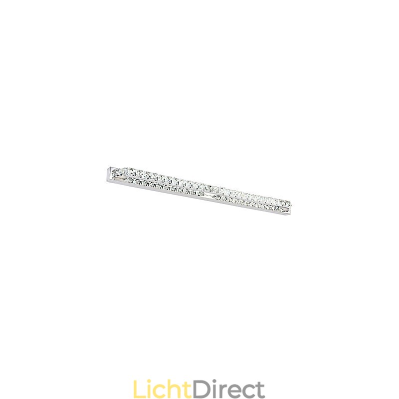 Lange hoogwaardige spiegellamp badkamerverlichting metaal en kristal wandlamp