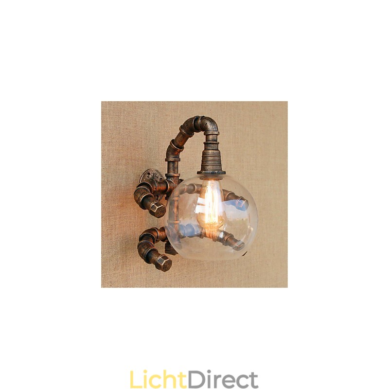Rustieke Lodge Country Antique Brass Feature voor Sfeerverlichting Wandlampen Wandlamp