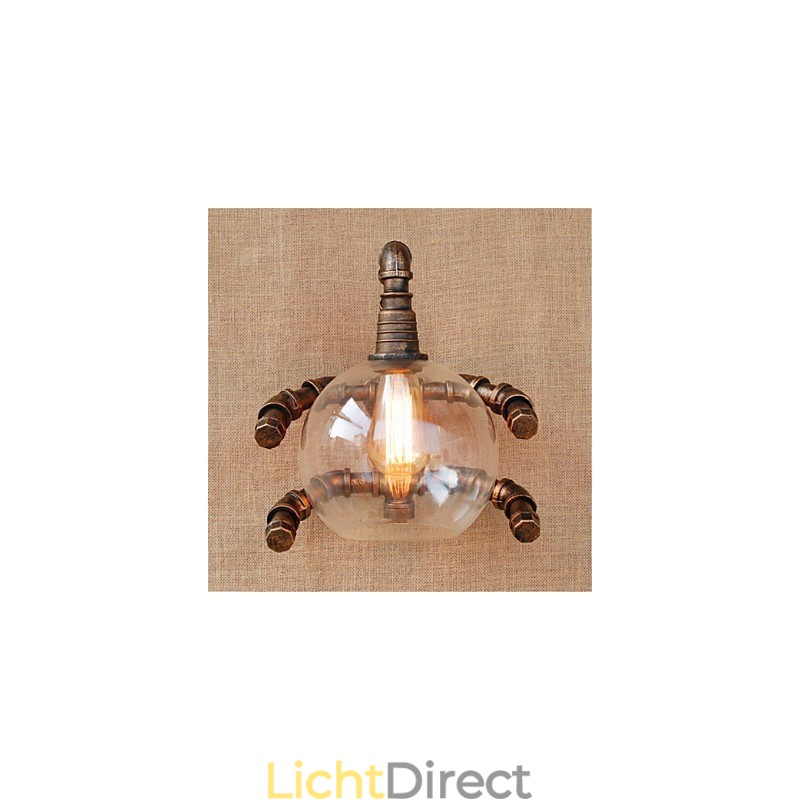 Rustieke Lodge Country Antique Brass Feature voor Sfeerverlichting Wandlampen Wandlamp