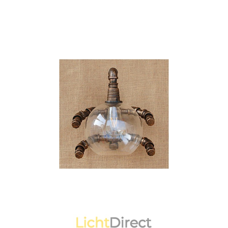 Rustieke Lodge Country Antique Brass Feature voor Sfeerverlichting Wandlampen Wandlamp