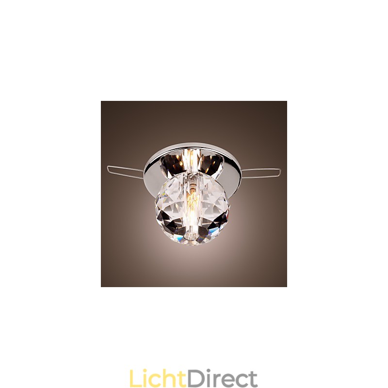 Moderne eigentijdse kristallen mini-stijl chromen metalen inbouwkast