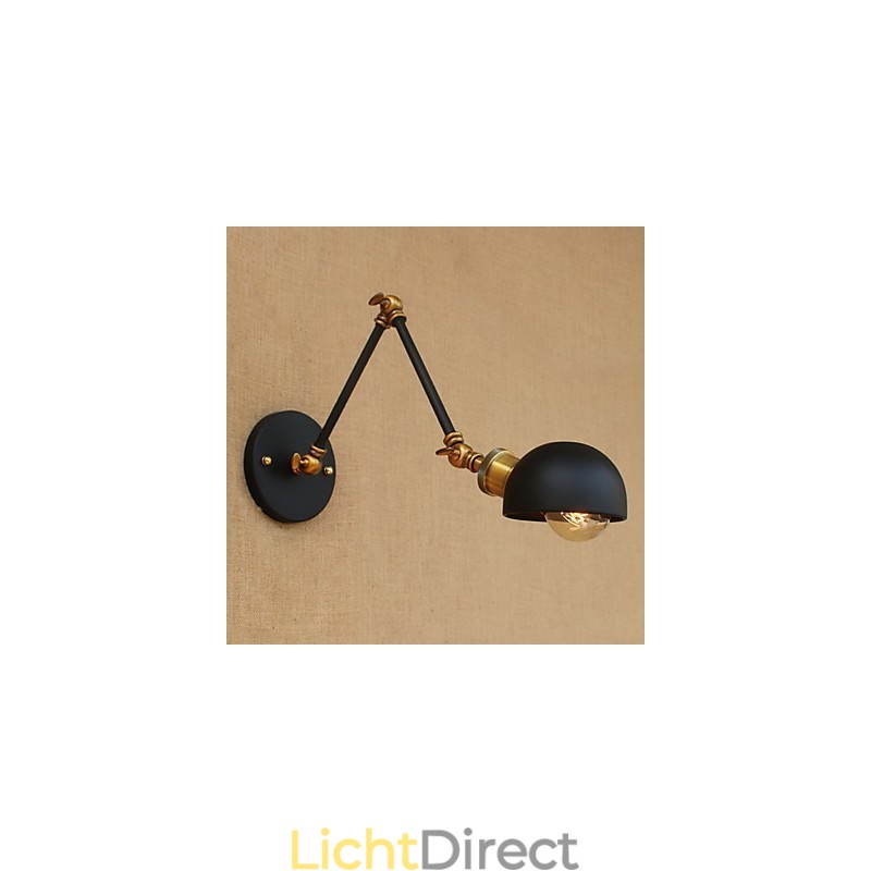 Nostalgische creatieve restaurantbar lange arm wandlamp