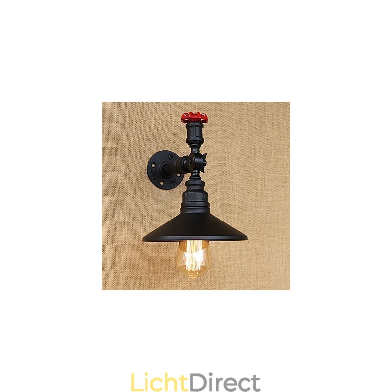 Retro Restaurant Edison Industriële Slangen Enkele Kop Versiering Wandlamp