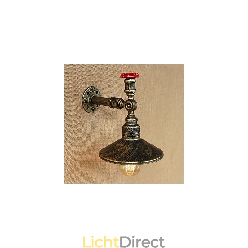 Retro Restaurant Edison Industriële Slangen Enkele Kop Versiering Wandlamp