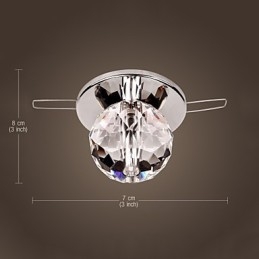 Moderne eigentijdse kristallen mini-stijl chromen metalen inbouwkast