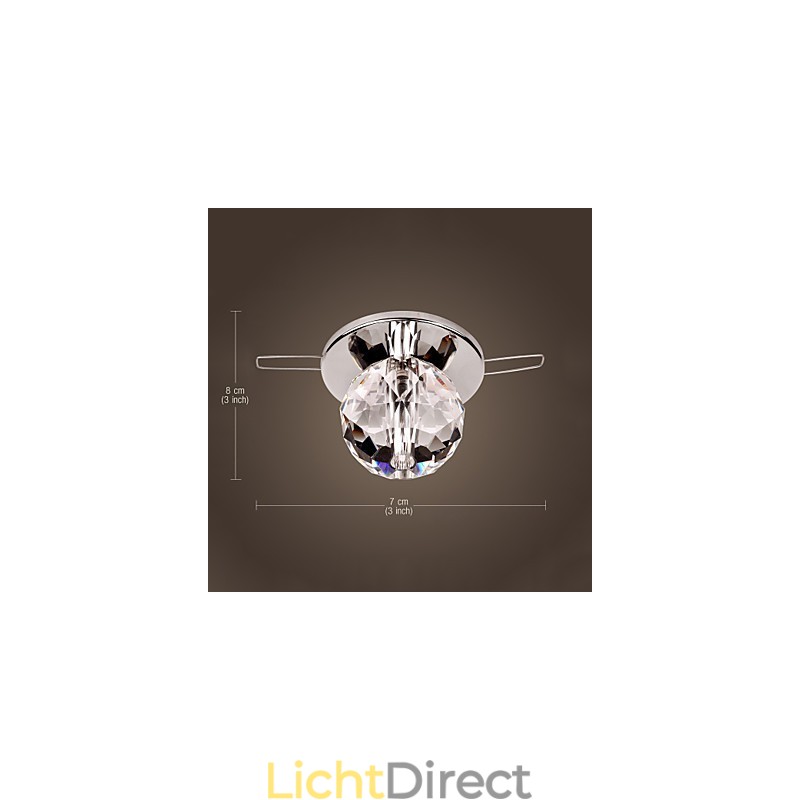 Moderne eigentijdse kristallen mini-stijl chromen metalen inbouwkast