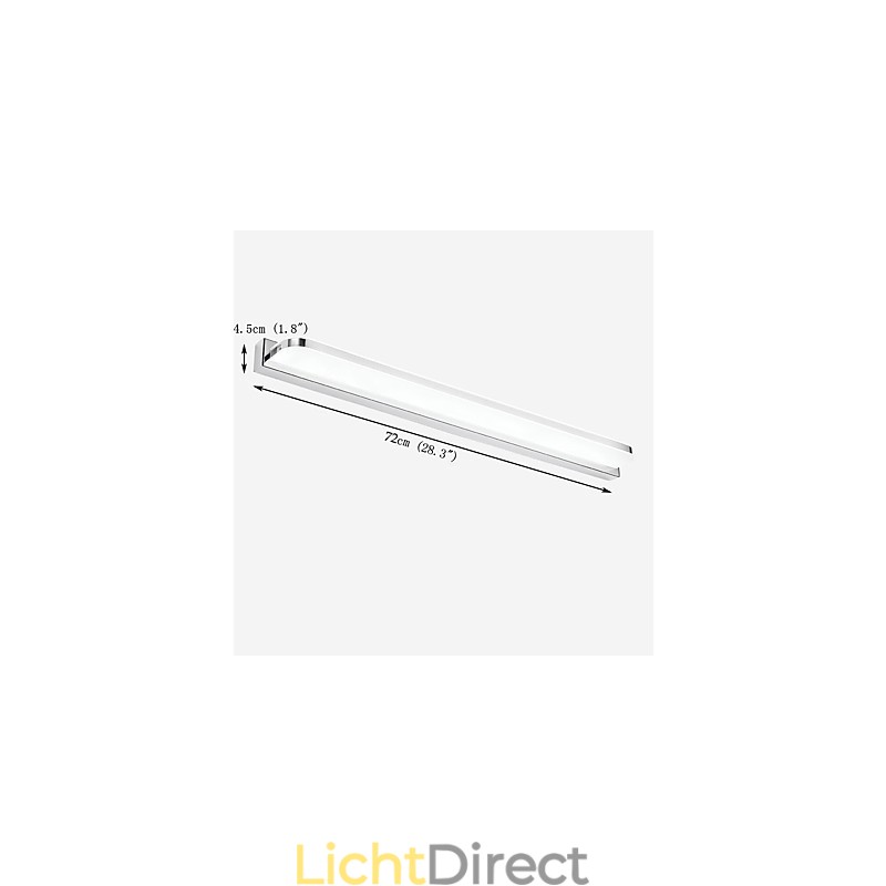 Lange hoge kwaliteit spiegellamp badkamerverlichting wandlamp