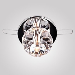 Moderne eigentijdse kristallen mini-stijl chromen metalen inbouwkast