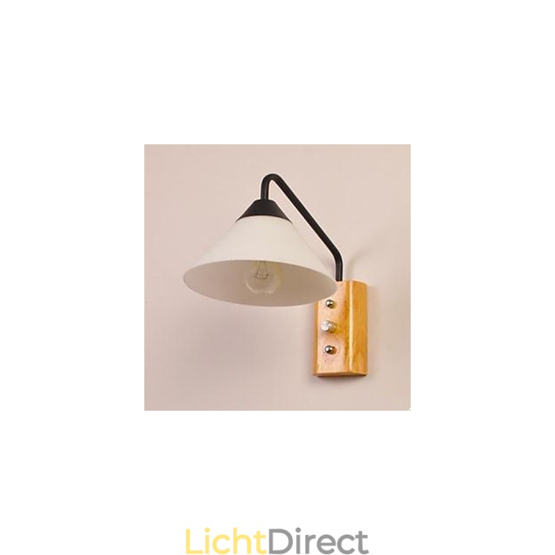 Japans Koreaans Gangpad Portiek Trap Slaapkamer Bedlamp Wandlamp Glas Hout