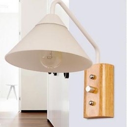 Japans Koreaans Gangpad Portiek Trap Slaapkamer Bedlamp Wandlamp Glas Hout