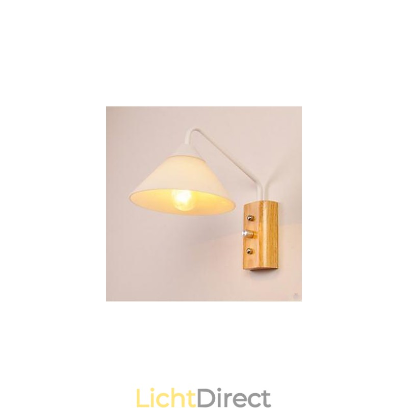 Japans Koreaans Gangpad Portiek Trap Slaapkamer Bedlamp Wandlamp Glas Hout