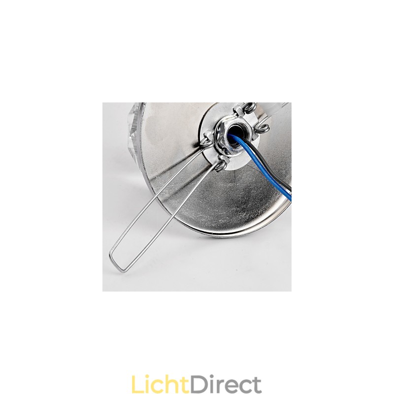 Moderne eigentijdse kristallen mini-stijl chromen metalen inbouwkast