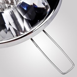 Moderne eigentijdse kristallen mini-stijl chromen metalen inbouwkast