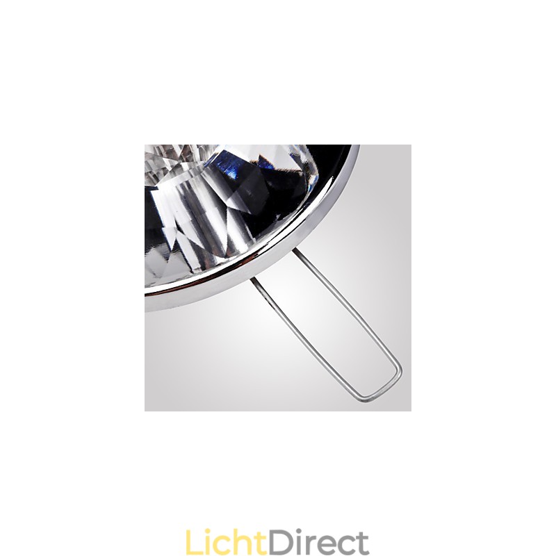 Moderne eigentijdse kristallen mini-stijl chromen metalen inbouwkast