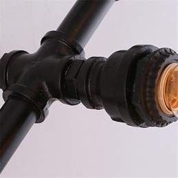 Vintage Waterpijp Liefdevol Hart Creatieve Wandlampen Industrieel Woonkamer Restaurant Bars Café Decoratie Wandlampen