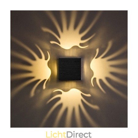 Moderne lichte aluminium wandlamp met plafondbevestiging, decoratieve wandlampen Moderne lichte aluminium wandlamp met plafondbevestiging, decoratieve wandlampen