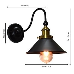 Wandlamp Wandlampen Wandlamp Ijzeren Wandlamp Dumb Black Lightsaber Lamp Aan De Muur