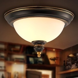 Eenvoudige pastorale plafondlampen brons Phnom Penh Amerikaanse landelijke Europese plafondlampen lamp