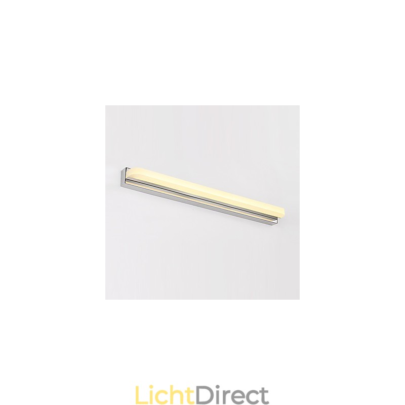 Geïntegreerde moderne eigentijdse chromen functie voor sfeerverlichting badkamerverlichting wandlamp
