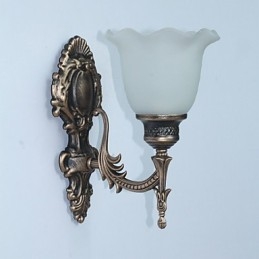 Europese Stijl Retro Wandlamp Hotel Ganglamp Ganglamp Spiegel Frontlamp Enkele Kop Bedlamp