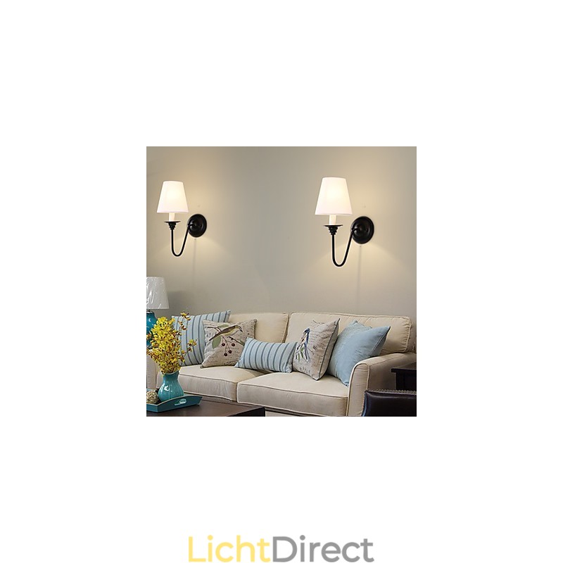 Rustieke Lodge Zwarte Oxide Afwerking Kenmerk voor Oogbescherming Sfeerverlichting Wandlampen Wandlamp