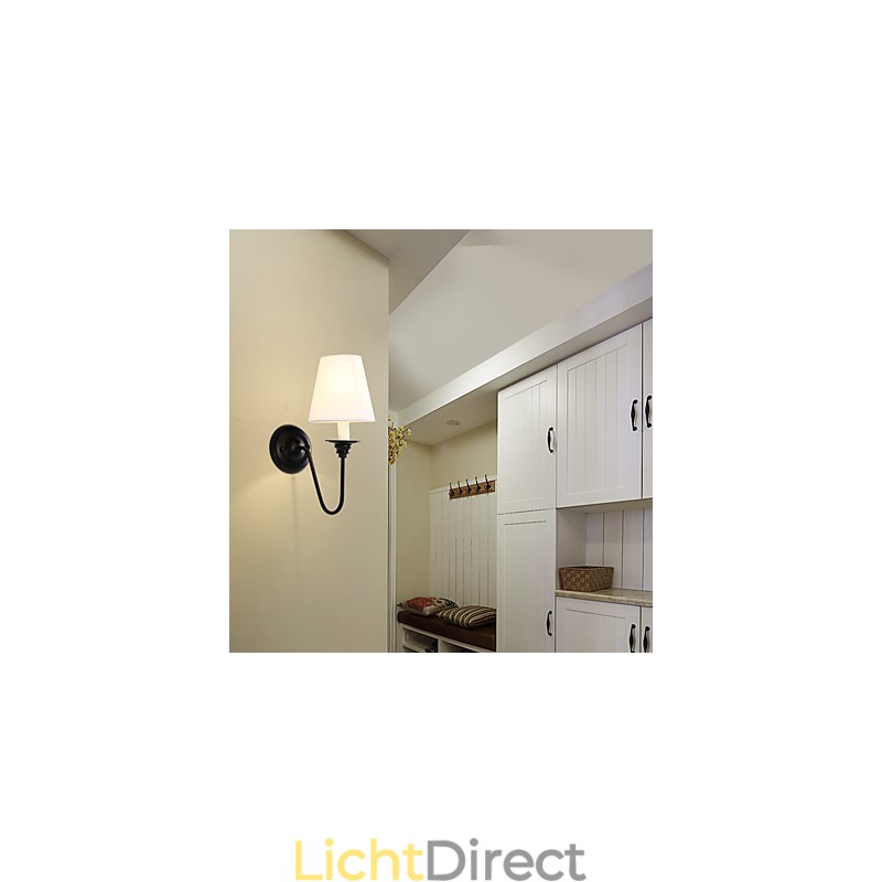 Rustieke Lodge Zwarte Oxide Afwerking Kenmerk voor Oogbescherming Sfeerverlichting Wandlampen Wandlamp
