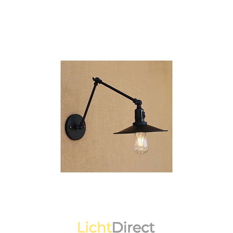 Landelijke Retro Schilderij Kenmerk voor Mini Stijl Swing Arm Swing Arm Verlichting Wandlamp