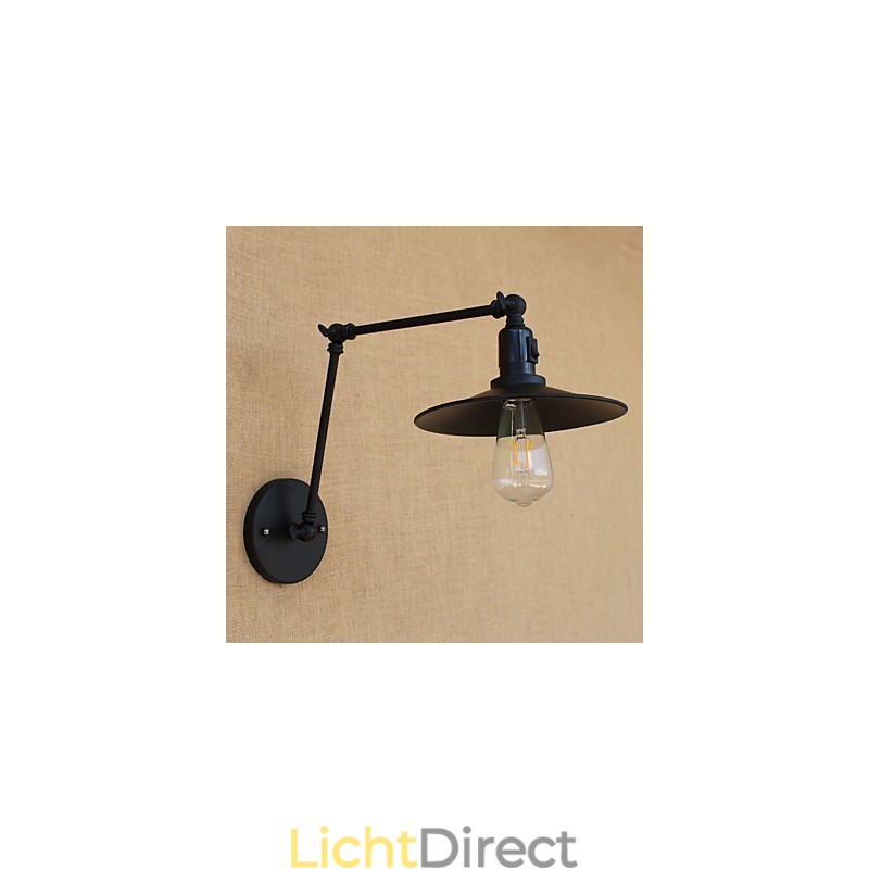 Landelijke Retro Schilderij Kenmerk voor Mini Stijl Swing Arm Swing Arm Verlichting Wandlamp