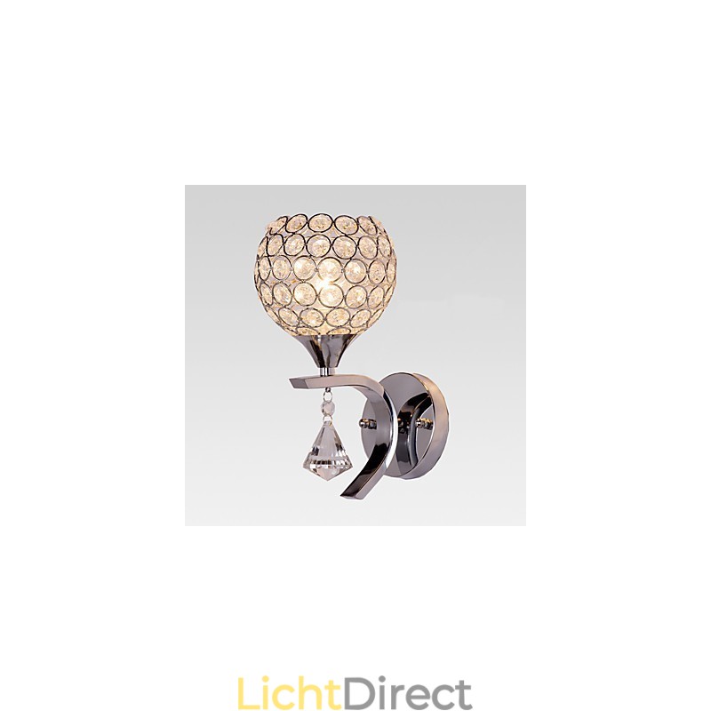 Max Crystal Modern Contemporary Electroplated Feature voor Crystal Ambient Light Wandlampen Wandlamp