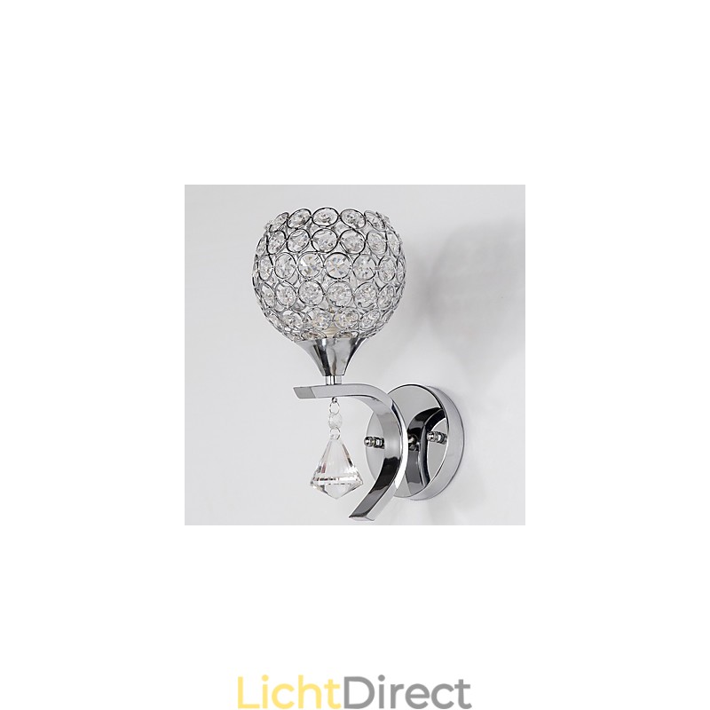Max Crystal Modern Contemporary Electroplated Feature voor Crystal Ambient Light Wandlampen Wandlamp