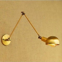 Eenvoudige vintage landelijke schilderfunctie voor mini-stijl zwenkarm oogbescherming sfeerverlichting wandlampen