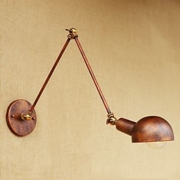 Eenvoudige vintage landelijke schilderfunctie voor mini-stijl zwenkarm oogbescherming sfeerverlichting wandlampen