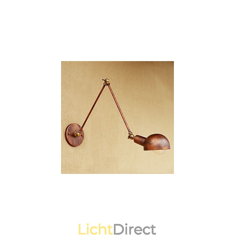 Eenvoudige vintage landelijke schilderfunctie voor mini-stijl zwenkarm oogbescherming sfeerverlichting wandlampen
