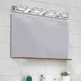 Badkamermeubellamp Kristallen make-upspiegellamp 4 lampen Badkamer Slaapkamerverlichting