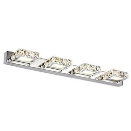 Badkamermeubellamp Kristallen make-upspiegellamp 4 lampen Badkamer Slaapkamerverlichting