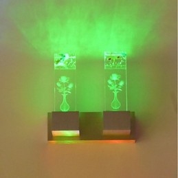 Multi Color Nieuwigheidskenmerk voor Mini Stijl Sfeerverlichting Wandlampen Wandlamp Rozenlicht