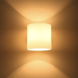 Nieuwigheid Landelijke Functie voor Mini Stijl Oogbescherming Downlight Wandlampen Wandlamp Log Hout Slaapkamer Nachtkastje Lamp