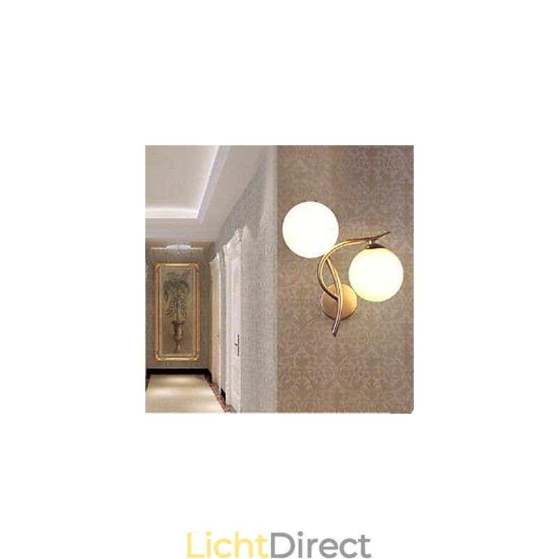 Moderne Mode Wandlamp IJzeren Kunst Slaapkamer Bed Wandlamp Eetkamer Studeerkamer Hal Lamp